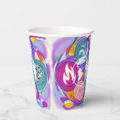 風水 紙コップ (裏面)