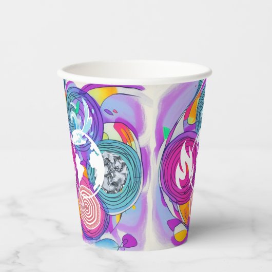 風水 紙コップ (正面)