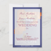 風洞国立公園ハイキング旅行ポスター。 招待状 (正面)