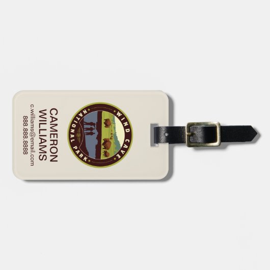 風洞国立公園 ラゲッジタグ (正面横)