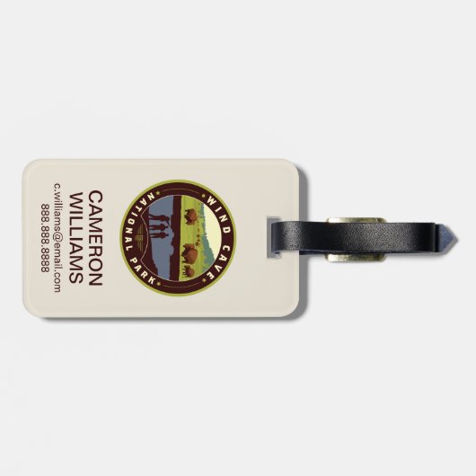 風洞国立公園 ラゲッジタグ (裏面横)