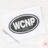 風洞国立公園 楕円形シール (封筒)