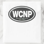 風洞国立公園 楕円形シール (バッグ)