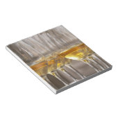 風照のある2列のワインのテイスティンググラス ノートパッド (アングル)