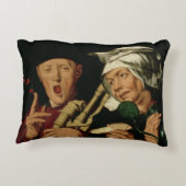 風笛吹奏者 アクセントクッション (裏面)