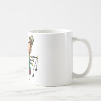 風笛吹奏者 コーヒーマグカップ