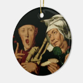 風笛吹奏者 セラミックオーナメント (左)