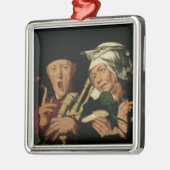 風笛吹奏者 メタルオーナメント (左)