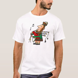 風笛吹奏者 Tシャツ