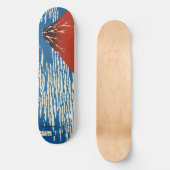 風素晴らしの澄ん朝 スケートボード (正面)