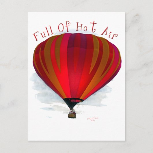 風船いっぱい - 熱気球製品 ポストカード (正面)
