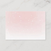 風船おむつラッフルカード付きピンクテディベア エンクロージャーカード (裏面)