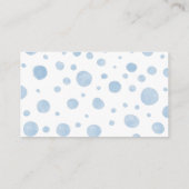 風船おむつラッフル付きブルーゾウ エンクロージャーカード (裏面)