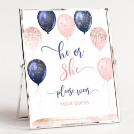 風船お願い衣服 ポスター