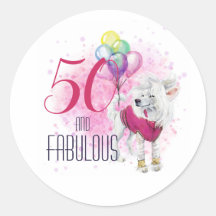 風船がピンク色の50匹と素晴らしい犬