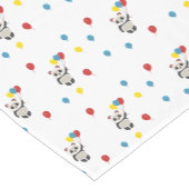 風船が白いパンダ熊 ショートテーブルランナー (コーナー)