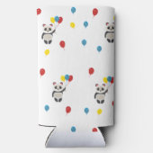 風船が白いパンダ熊 スリム缶クーラー (裏面)