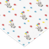 風船が白いパンダ熊 テーブルクロス (アングル)