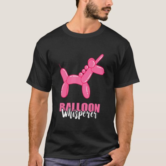 風船ささやきユニコーン風船動物バルーンA Tシャツ (正面)