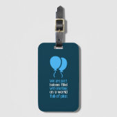 風船だ ラゲッジタグ (正面縦)