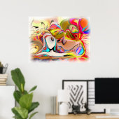 風船で午後を楽しむ ポスター (ホームオフィス)