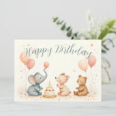 風船で祝う動物の誕生日 (スタンド正面)