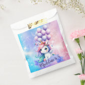 風船で美しいユニコーン紙好意バッグ フェイバーバッグ (封をした状態)