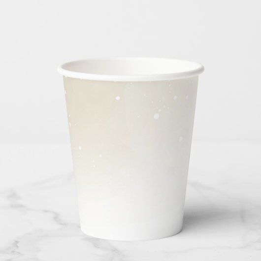 風船で青とタンのテディベア 紙コップ (裏面)