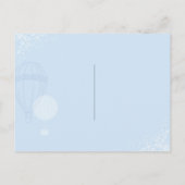 風船で鳥を愛する日付を保存 案内ポストカード (裏面)