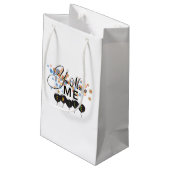 風船との引用文を楽しむ – あなたは私をスマイルさせた！ スモールペーパーバッグ (裏面アングル)