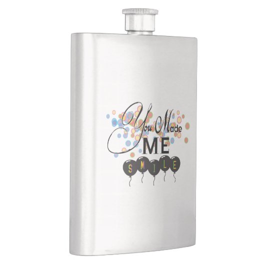 風船との引用文を楽しむ – あなたは私をスマイルさせた! フラスク (右)