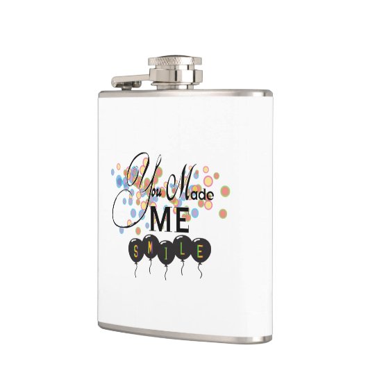 風船との引用文を楽しむ – あなたは私をスマイルさせた! フラスク (左)