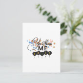 風船との引用文を楽しむ – あなたは私をスマイルさせた! ポストカード (スタンド正面)