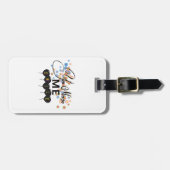 風船との引用文を楽しむ – あなたは私をスマイルさせた! ラゲッジタグ (正面横)