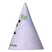 風船とキャンディ付きパンダ、誕生日 パーティーハット (右)