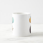 風船とクイル：ハリネズミおもしろい コーヒーマグカップ (中央)