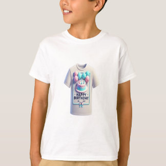 風船とケーキの魔法 Tシャツ