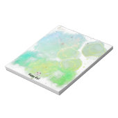 風船と幸せなペンギンのカラフル科 ノートパッド (回転)