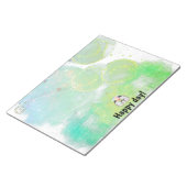 風船と幸せなペンギンのカラフル科 ノートパッド (アングル)