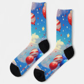 風船と星 ソックス (左)