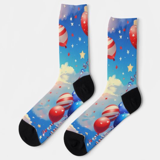 風船と星 ソックス (左)