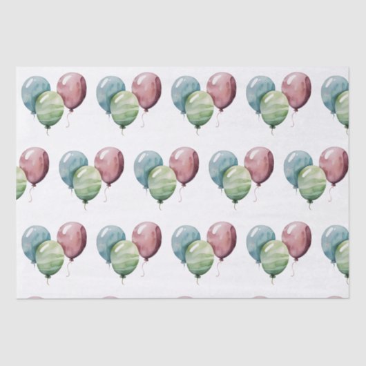 風船と星 薄葉紙 (正面)