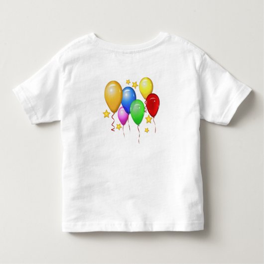 風船と星～ T – シャツ (裏面)