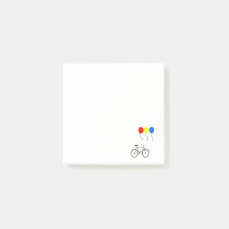 風船と自転車 ポストイット
