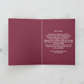 風船と輝くシックなネオンピンク30歳の誕生日 カード (内部)