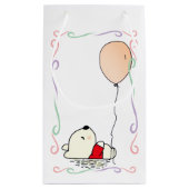 風船に乗る自由な夢|過去記事 スモールペーパーバッグ (裏面)