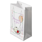 風船に乗る自由な夢|過去記事 スモールペーパーバッグ (正面アングル)