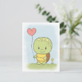 風船のある亀 ポストカード (スタンド正面)