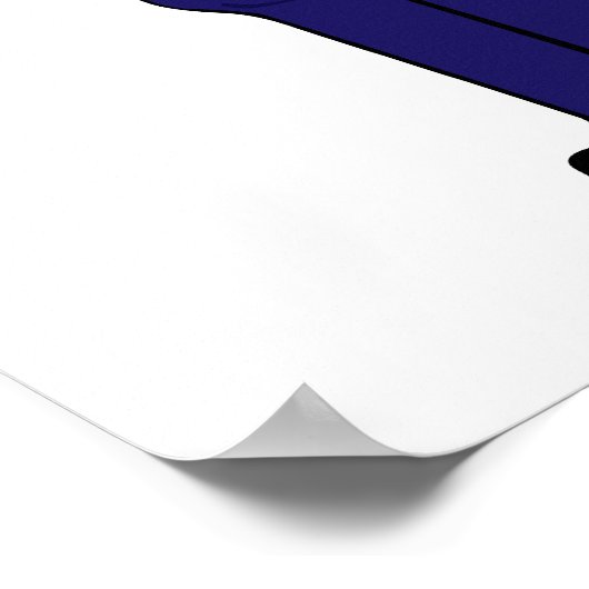 風船のある人 ポスター (角)