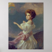 風船のある女の子 ポスター (正面)